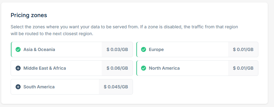특정 국가로만 접속하게 유도할 수 있다 특정 국가로만 접속하게 유도할 수 있다